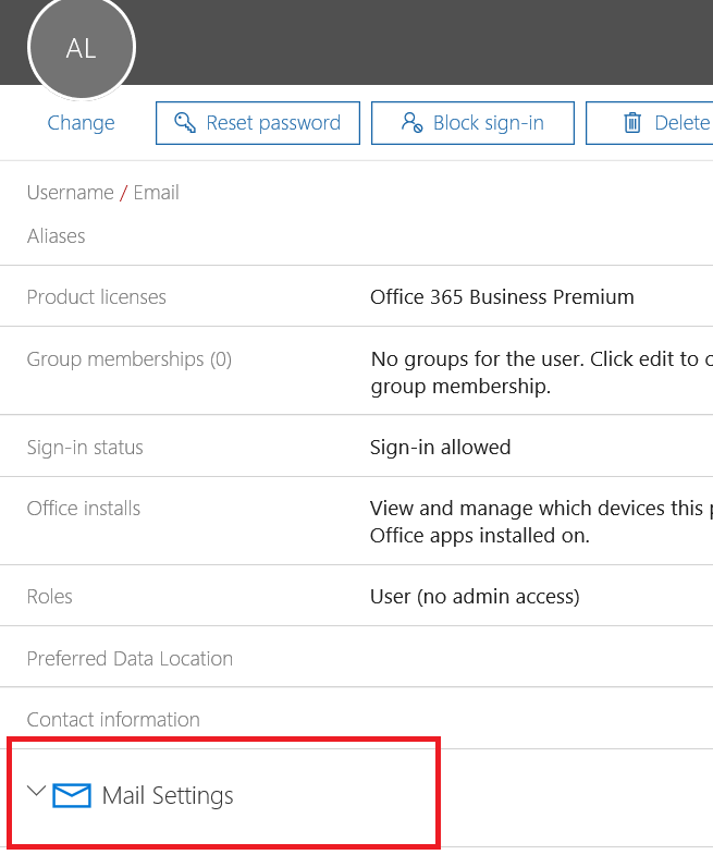 office365-mail-settings