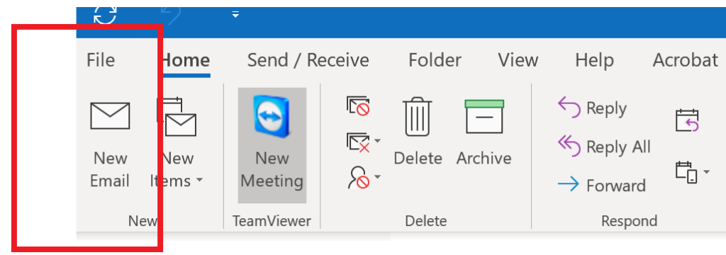 Outlook New Message
